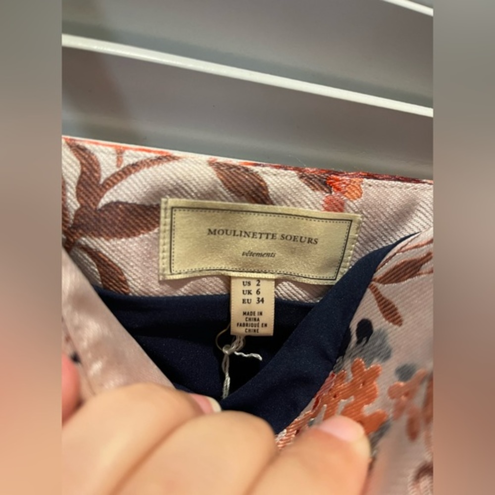 Anthropologie: NWT Moulinette Soeurs Tulle Skirted‎ Dress, Size 2 - Picture 9 of 11